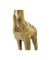 Contemporary Sculpture, Set of 2 - Gold