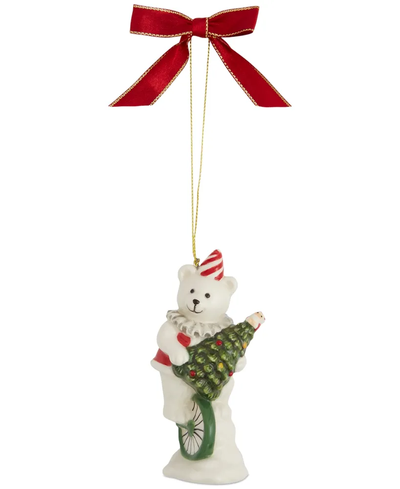 Christmas Tree Carnival Bear Ornament