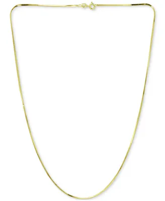 Giani Bernini Square Snake Link 24" Chain Necklace in 18k Gold-Plated Sterling Silver, Created for Macy's