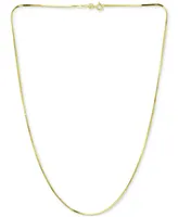 Giani Bernini Square Snake Link 24" Chain Necklace in 18k Gold-Plated Sterling Silver, Created for Macy's