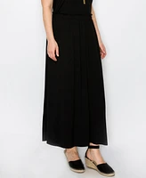 Coin 1804 Plus Elastic Waist Maxi Skirts