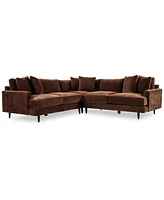 Mariyah 3-Pc. Fabric Sectional, Created for Macy's