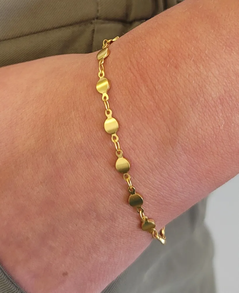 Minu Jewels Gold-Tone Deco Chain Bracelet