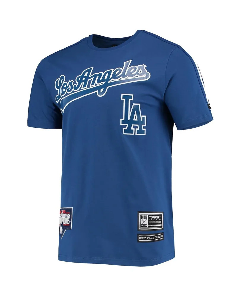 Men's Pro Standard Royal Los Angeles Dodgers Taping T-shirt