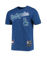 Men's Pro Standard Royal Los Angeles Dodgers Taping T-shirt