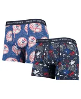 Men's Pair Of Thieves Navy, Blue New York Yankees Super Fit 2-Pack Boxer Briefs Set