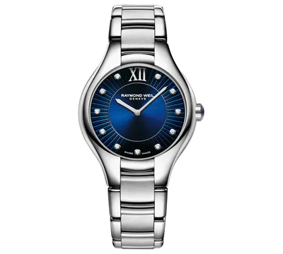 Raymond Weil Women's Swiss Noemia Diamond (1/ ct. t.w.) Stainless Steel Bracelet Watch 32mm