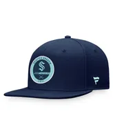 Men's Fanatics Deep Sea Blue Seattle Kraken Authentic Pro Training Camp Snapback Hat