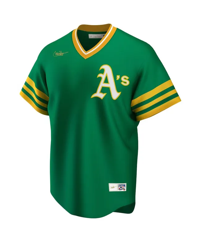 Oakland Athletics yourname Kelly Green Road Cooperstown Collection Player Jersey