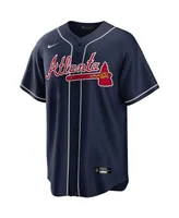 Men's Nike Ronald Acuna Jr. Navy Atlanta Braves Alternate Replica Player Name Jersey