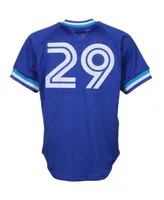 Men's Mitchell & Ness Joe Carter Royal Toronto Blue Jays 1993 Authentic Cooperstown Collection Mesh Batting Practice Jersey