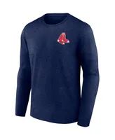 Men's Fanatics Navy Boston Red Sox Fenway Park Home Hometown Collection Long Sleeve T-shirt