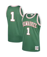 Men's Mitchell & Ness Oscar Robertson Green Milwaukee Bucks 1970-71 Hardwood Classics Swingman Jersey