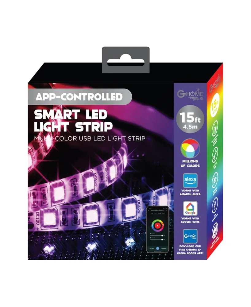 G-Home Smart Led Light Strip 15' - Multi