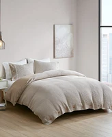 Clean Spaces Mara Waffle Weave 3-Pc. Duvet Cover Set, Full/Queen