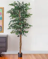 Nearly Natural 7' Artificial Ficus Tree