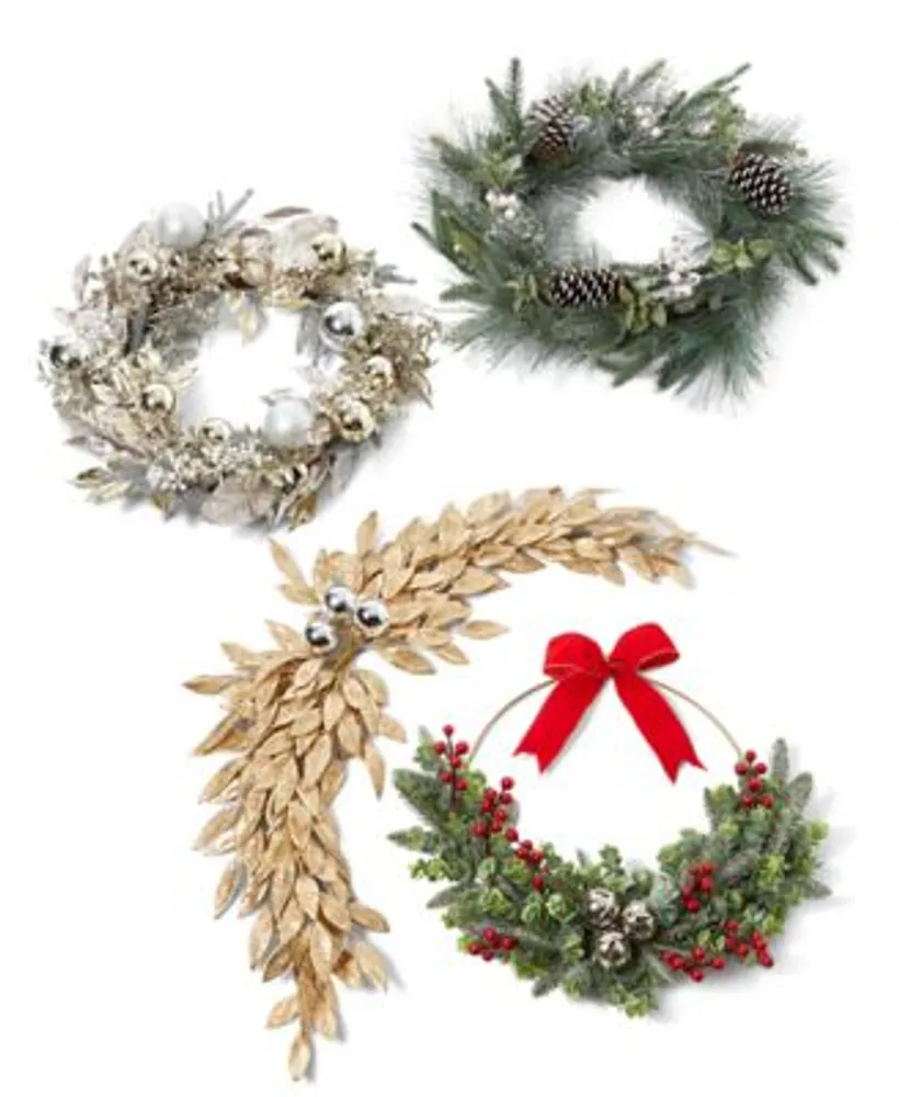 Holiday Lane Wreaths Decor Collection Created For Macys