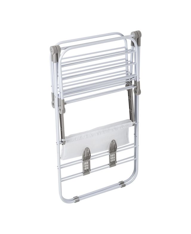 Large Expandable and Collapsible Gullwing Clothes Drying Rack