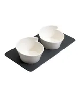 Villeroy & Boch New Wave Condiment Bowl Set, 3 Pieces