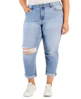 Celebrity Pink Trendy Plus Cuffed Girlfriend Jeans