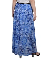 Plus Chiffon Maxi Skirt