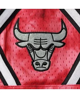 Men's Mitchell & Ness Red Chicago Bulls Hardwood Classics 1997 Galaxy Swingman Shorts