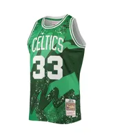 Men's Mitchell & Ness Larry Bird Green Boston Celtics Hardwood Classics 1985 Hyper Hoops Swingman Jersey