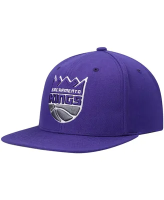 Men's Mitchell & Ness Purple Sacramento Kings Ground 2.0 Snapback Hat
