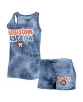 Women's Concepts Sport Navy Houston Astros Billboard Racerback Tank Top and Shorts Set