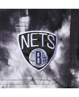 Men's G-Iii Sports By Carl Banks Black Brooklyn Nets Splash Volley Swim Shorts