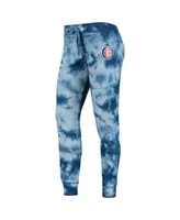 Women's New Era Royal Chicago Cubs Tie-Dye Jogger Pants