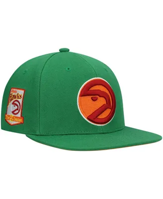 Men's Mitchell & Ness Green Atlanta Hawks 25th Anniversary Like Mike Snapback Hat