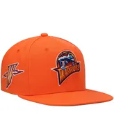 Men's Mitchell & Ness Orange Golden State Warriors Hardwood Classics Snapback Hat