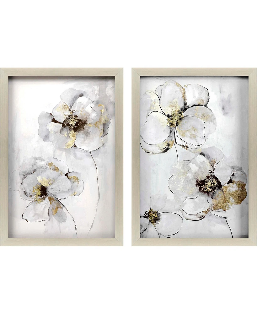 Paragon Picture Gallery Silver-Tone Finesse Wall Art Set, 2 Piece