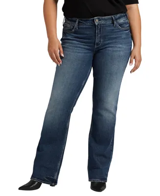 Silver Jeans Co. Plus Size Suki Mid Rise Bootcut Jeans