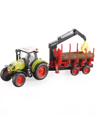 Big Daddy Farmland Lumber Transport with Excavator Arm Farming Tractor Trailer