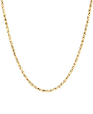 Glitter Rope Link 22" Chain Necklace in 10k Gold, Created for Macy's