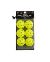 Champion Sports Recreational Indoor Pickle Ball Set, Pack of 6