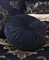 J Queen New York Caruso Tufted Decorative Pillow, 15" Round