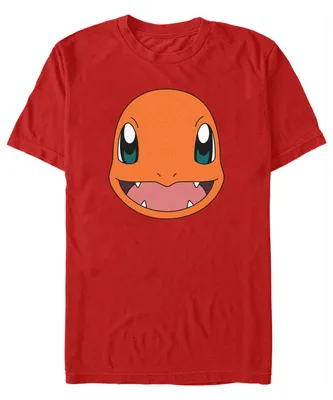 Men's Pokemon Char Filled Head Short Sleeve T-shirt