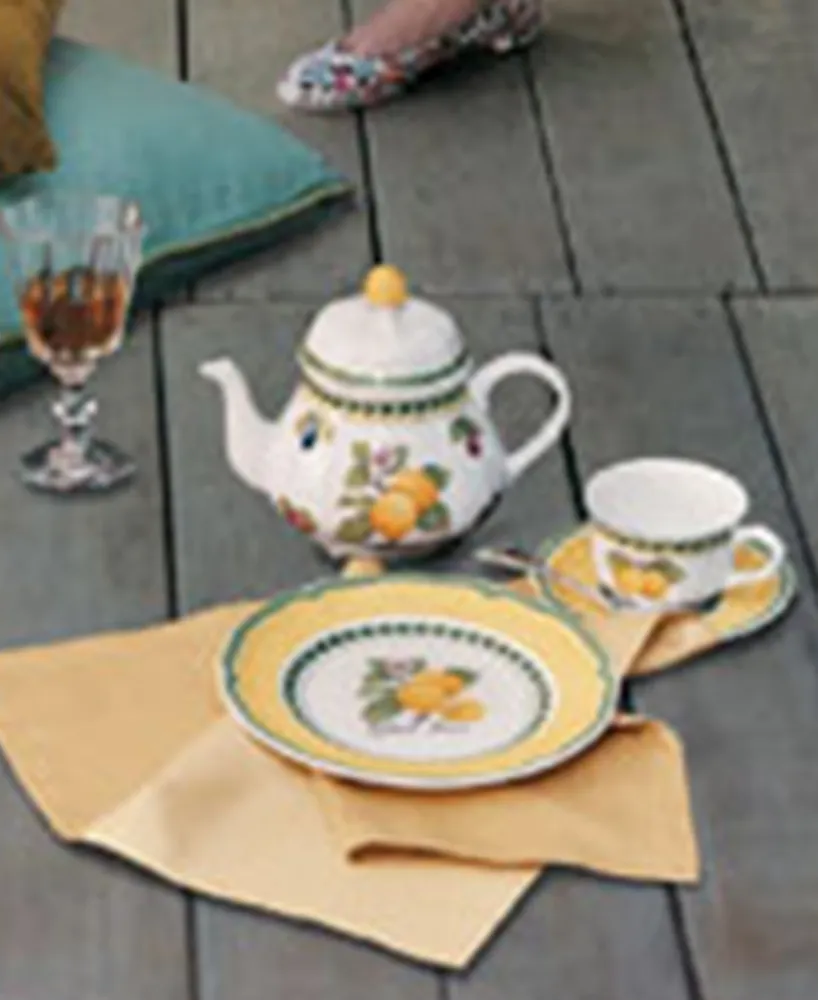 Villeroy & Boch French Garden Fleurence Teapot, Premium Porcelain