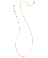 Kendra Scott 14k Gold-Plated Baguette-Crystal 19" Adjustable Pendant Necklace