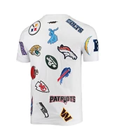 Men's Pro Standard White Nfl League Wordmark T-shirt