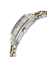 Gevril Women's Avenue of Americas Mini Swiss Quartz Two-Tone Stainless Steel Bracelet Watch 32mm - Silver