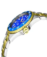 Gevril Men's Wallstreet Swiss Automatic Two-Tone Stainless Steel Bracelet Watch 43mm - Silver