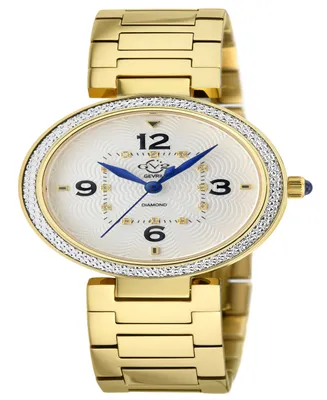 Gevril Women's Piemonte Swiss Quartz -Tone Stainless Steel Bracelet Watch 36mm