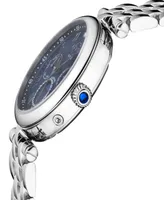 Gevril Women's Florence Swiss Quartz Silver-Tone Stainless Steel Bracelet Watch 36mm - Silver