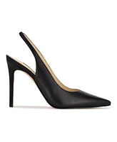 Nine West Women's Feather Pointy Toe Slingback Dress Pumps