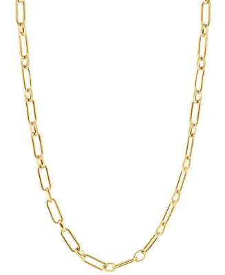 Effy Men's Link 22" Chain Necklace in 14k Gold-Plated Sterling Silver