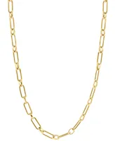 Effy Men's Link 22" Chain Necklace in 14k Gold-Plated Sterling Silver